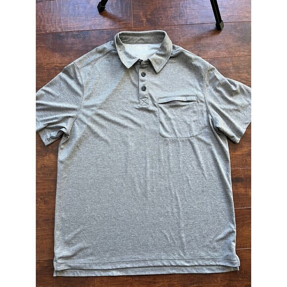 Duluth Trading Mens Pull Over Short Sleeve Casual Shirt Mens Size Large - Picture 1 of 5